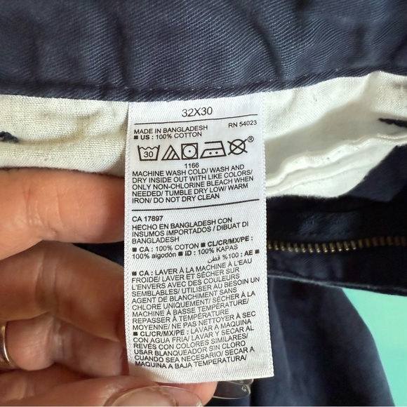 Old Navy Men's Navy Chinos 32 30 - Picture 4 of 8